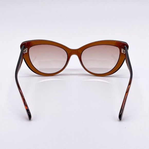 Versace Brown Cat Eye Sunglasses - Picture 5 of 6